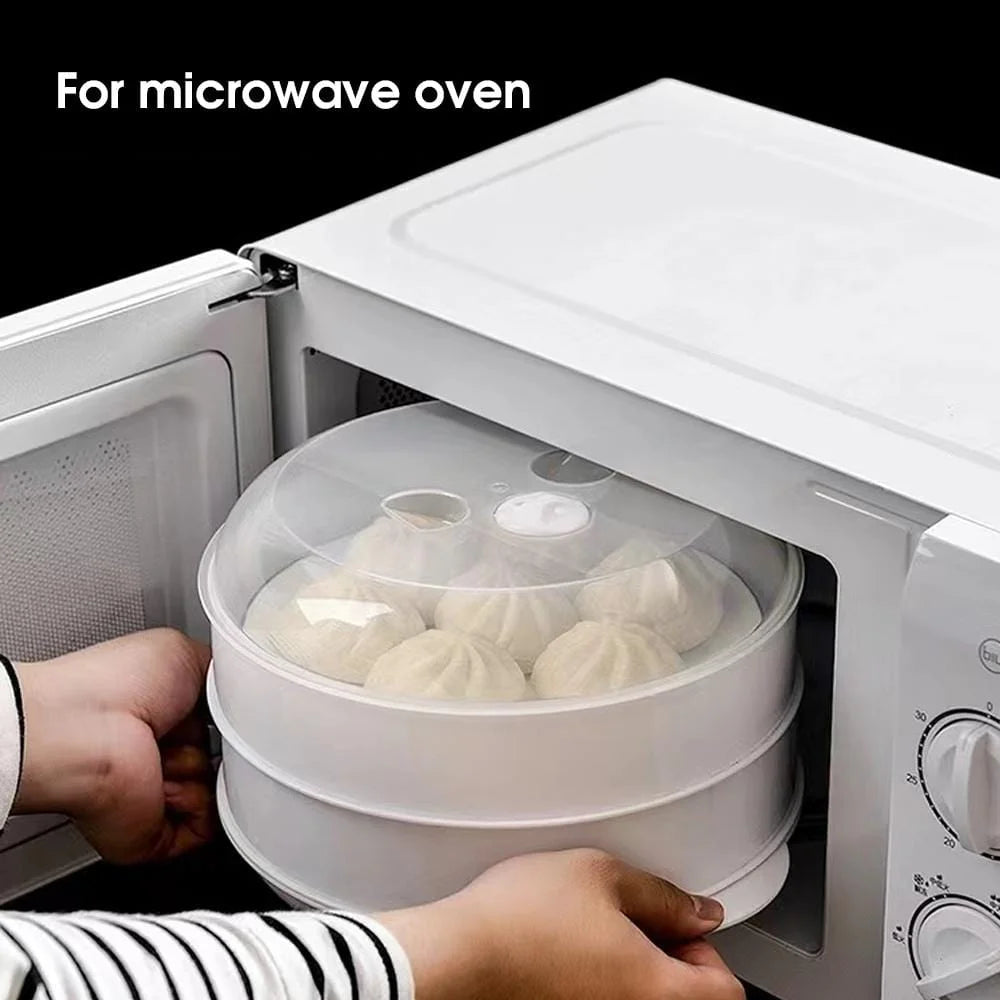 2 Tier Microwave Steamer - Appliances > Kitchen Appliances