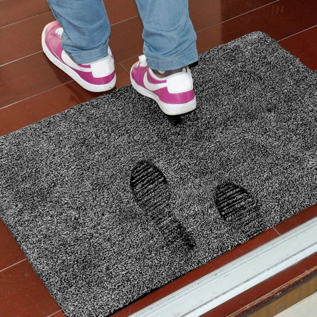 2 x Super Absorbent Microfibre Doormat Non Slip Heavy Duty
