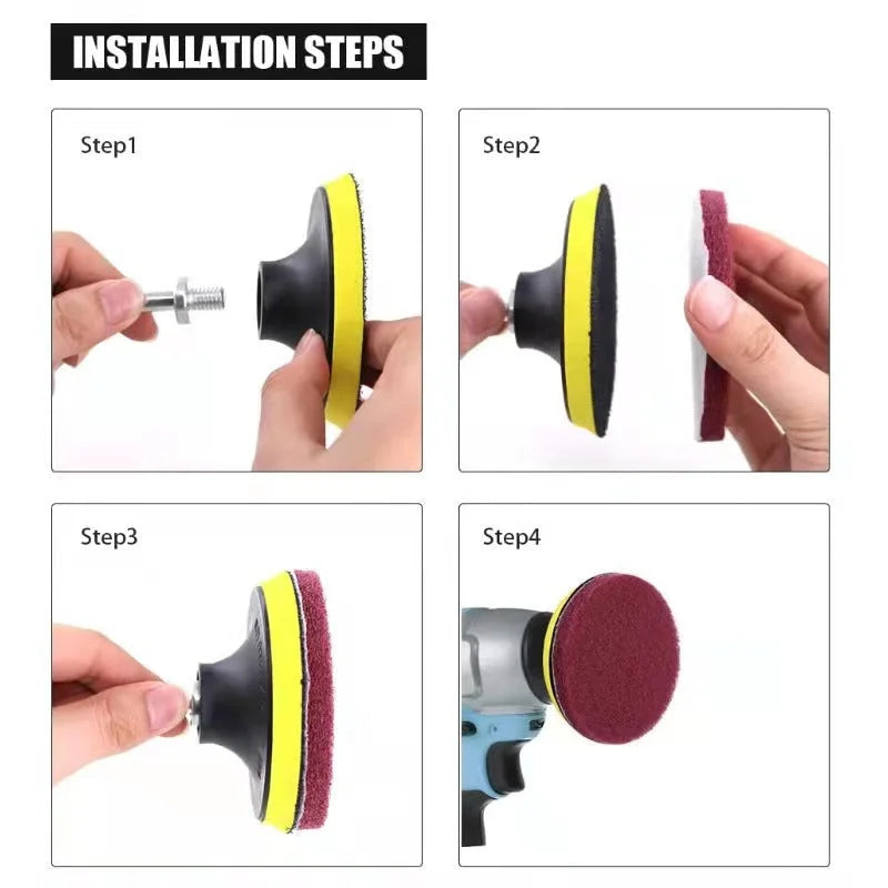 20-Piece set Ultimate Car Detailing Kit - Drill Brush &