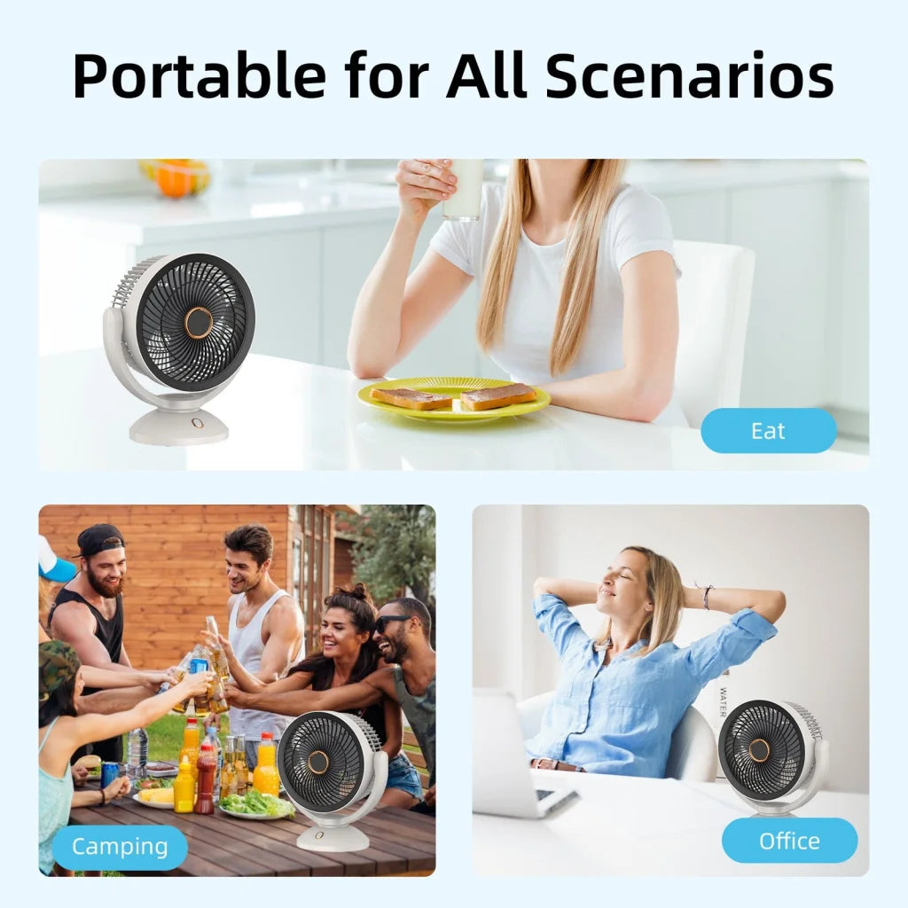 2000mAh RECHARGEABLE FAN appliances fans portable 591
