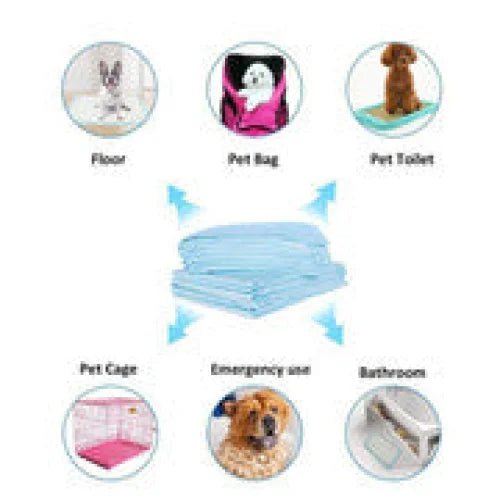 200pcs Dog Absorbent Training Pad 60 x 60 cm - Pet Care >