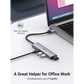 20805 USB 3.0 4-Port Hub with USB-C Power Port