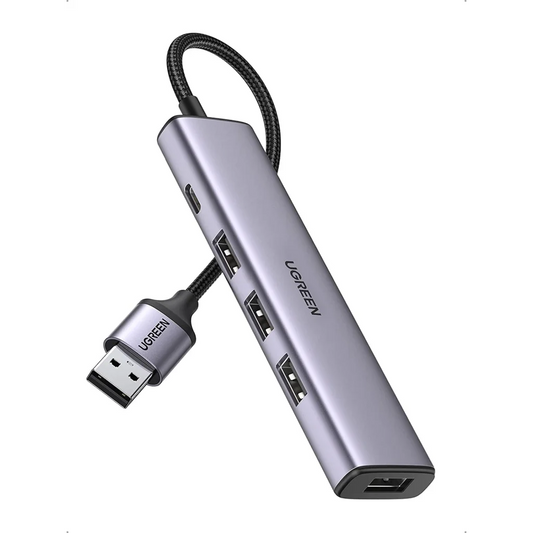 20805 USB 3.0 4-Port Hub with USB-C Power Port