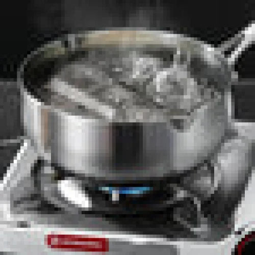 20cm 316L Stainless Steel Saucepan Compound Steel Honeycomb