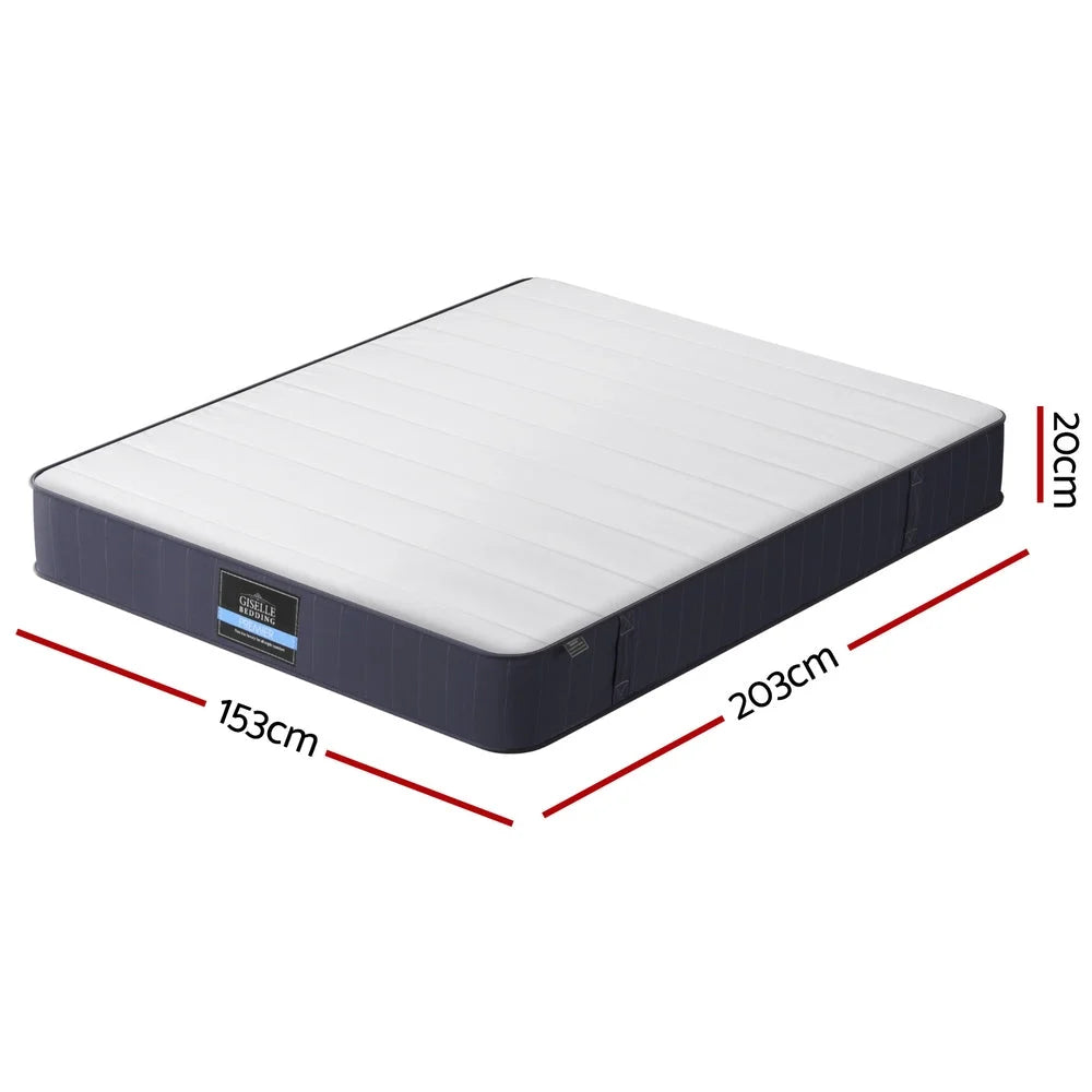 20cm Giselle Mattress Queen Bed Pocket