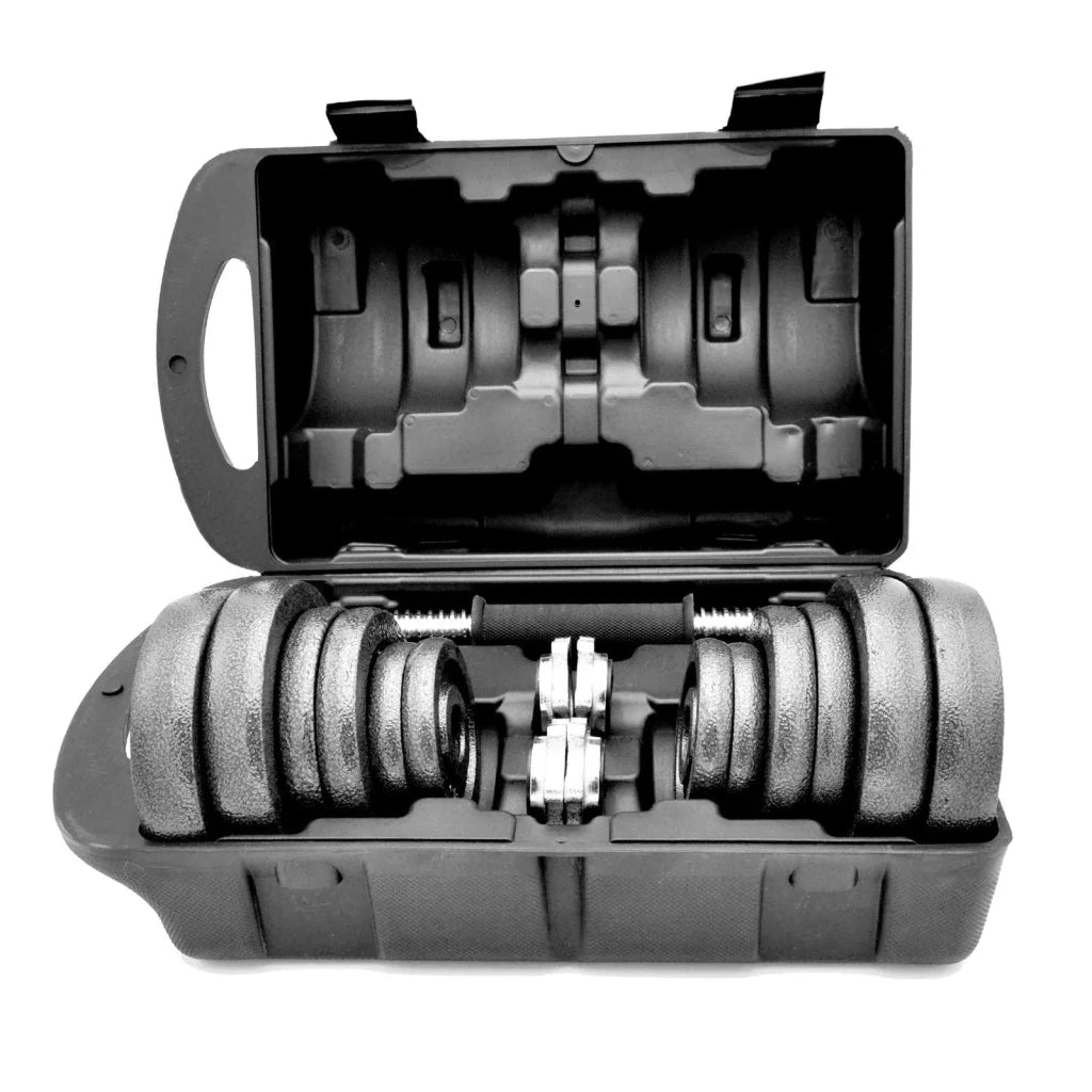 20KG Cast Iron Dumbbell Set Weight Dumbbells Home Gym