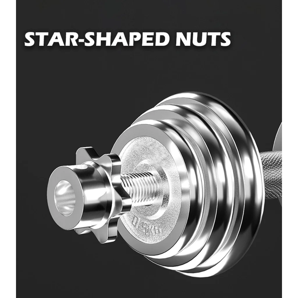 20KG Chrome Dumbbell Set Weight Dumbbells Home Gym Training