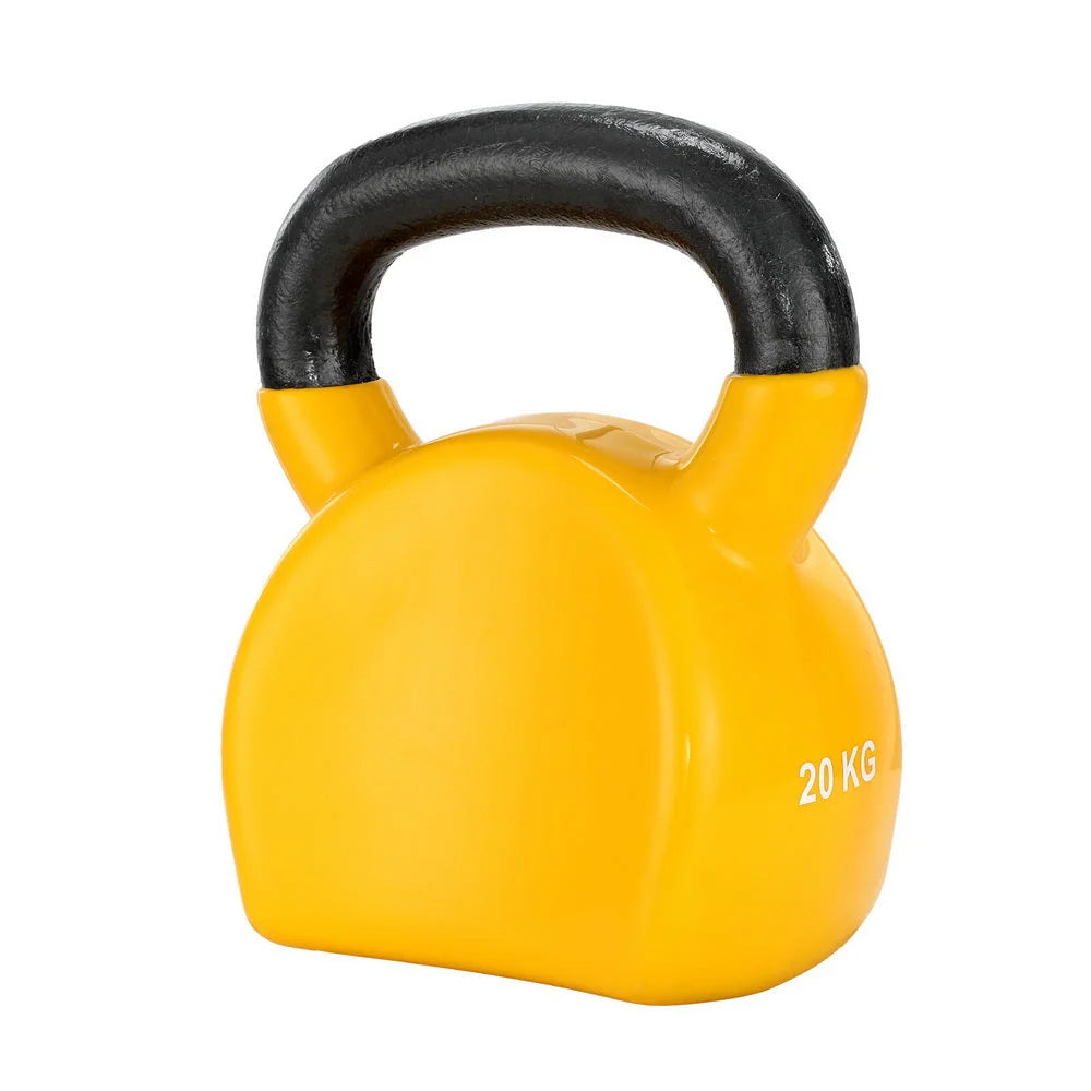20kg Kettlebell Set Weightlifting Bench Dumbbells Kettle