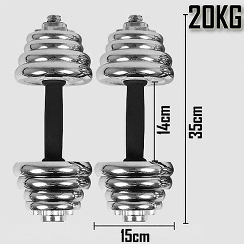 20KG York Dumbbell Set Weight Dumbbells Home Gym Fitness