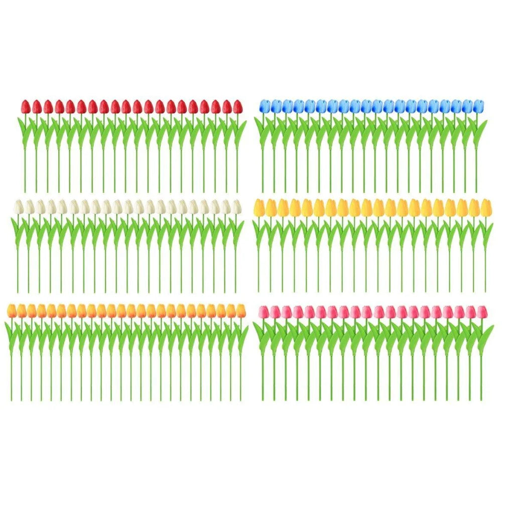 20PCS Real Touch Artificial Tulip Bouquet Fake Flowers