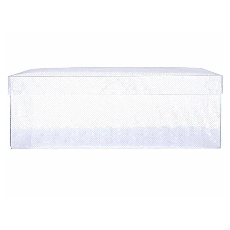 Set Of 20 Clear Shoe Storage Box Foldable