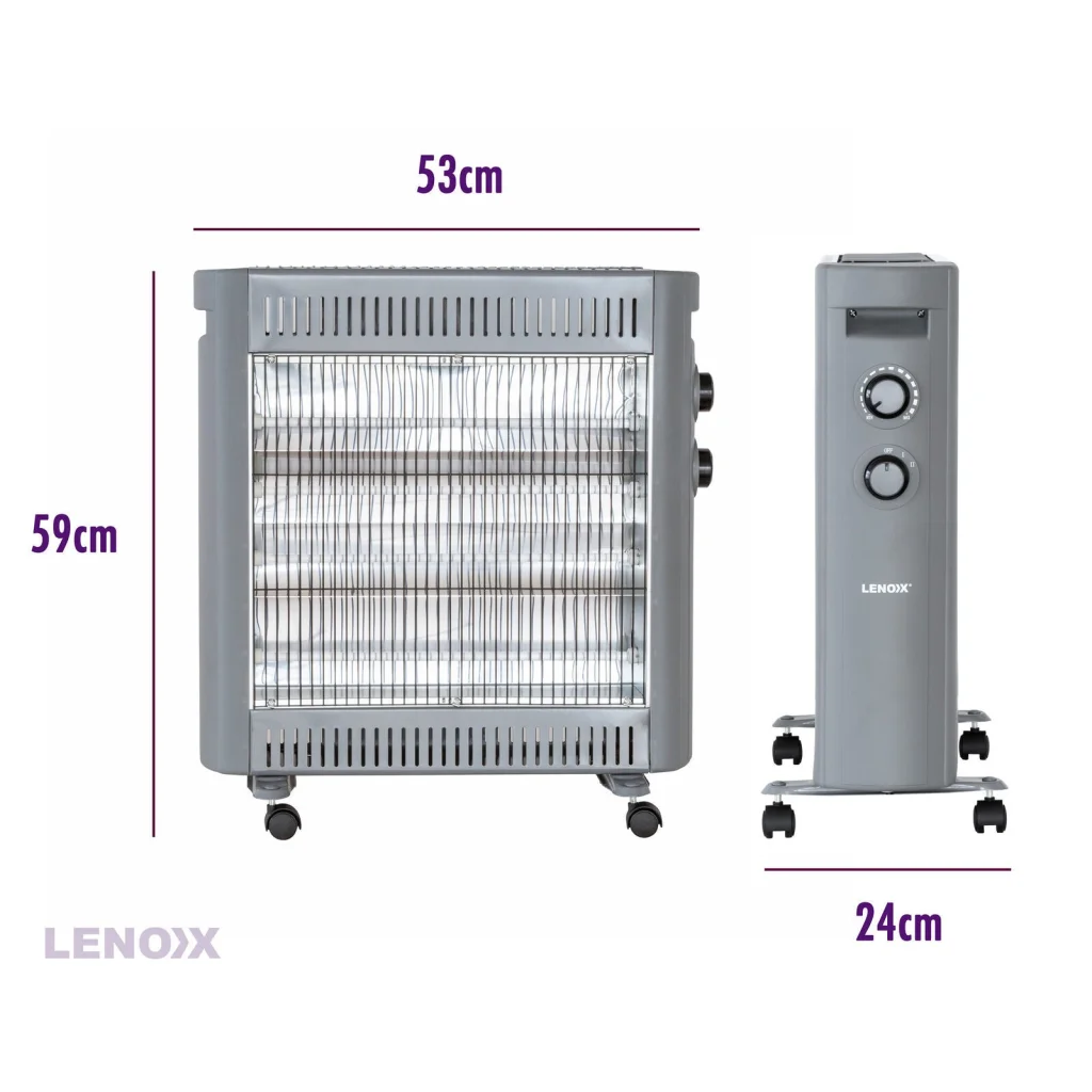 2200W Quartz Infrared Radiant Heater with Adjustable