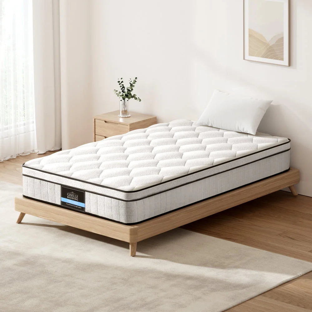 22cm mattress with folded edge and material layering