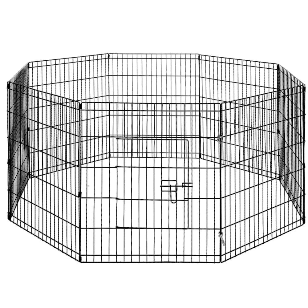 24’’ 8 Panel Pet Dog Playpen Puppy Exercise Cage Enclosure