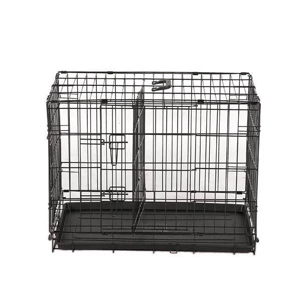 24’ Collapsible Metal Dog Rabbit Crate Puppy Cage Cat