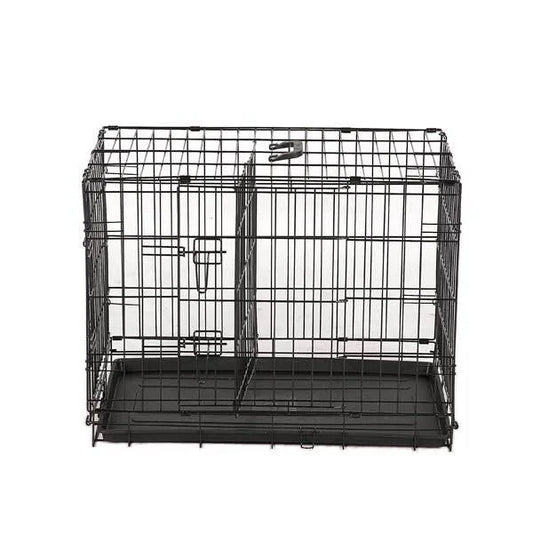 24’ Collapsible Metal Dog Rabbit Crate Puppy Cage Cat