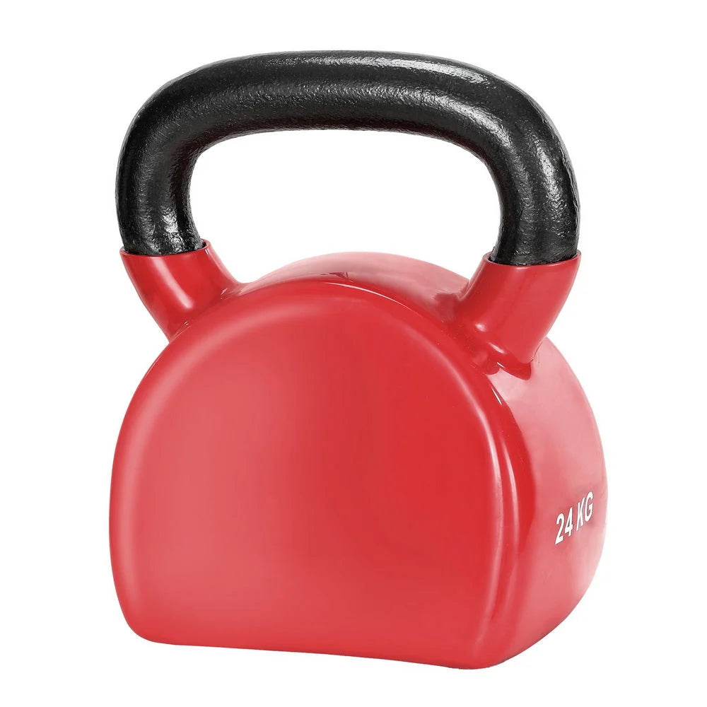 24kg Kettlebell Set Weightlifting Bench Dumbbells Kettle