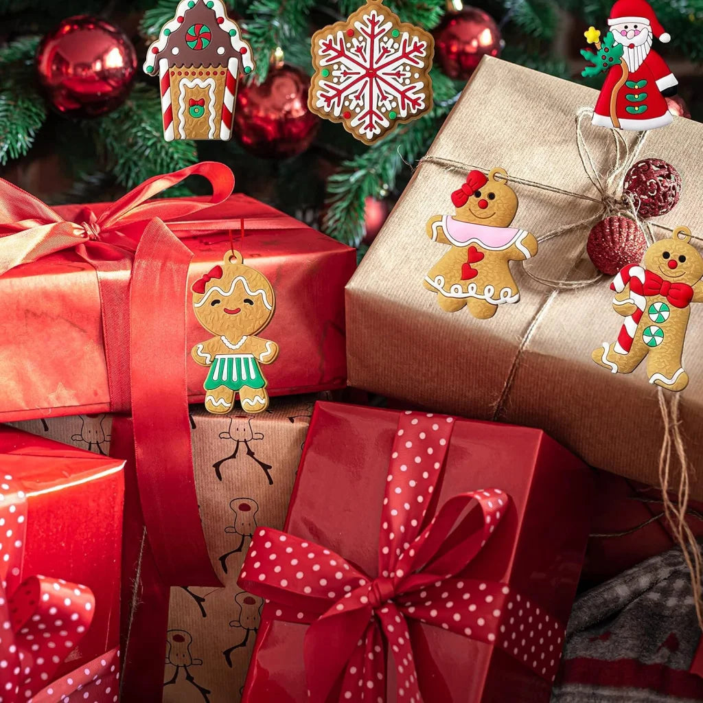 24pcs Christmas Ornaments Cute Snowman Xmas Tree