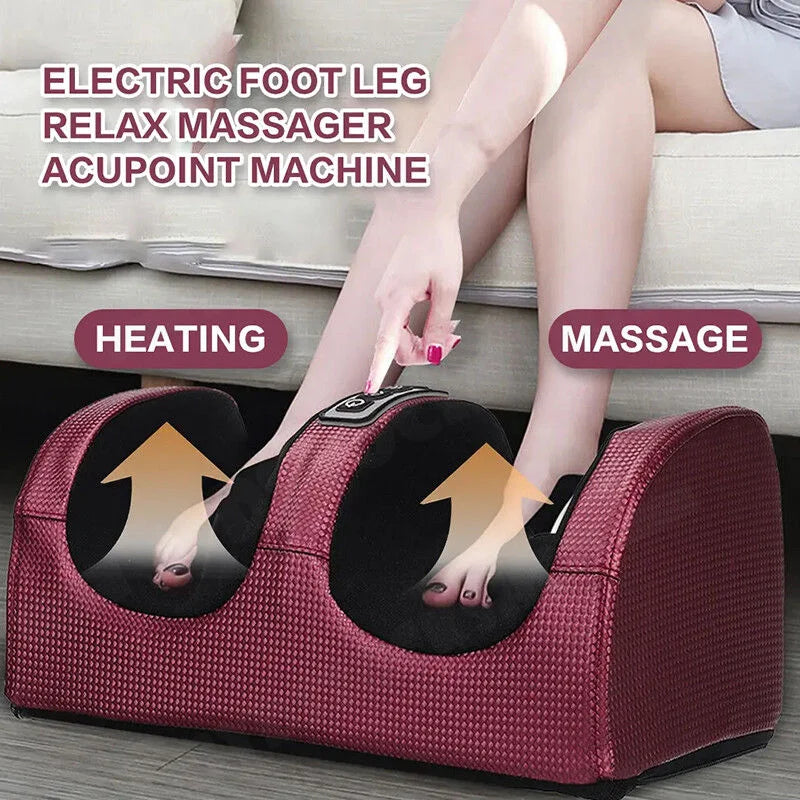 24W Electric Foot Massager with Infrared Therapy & Timer AC