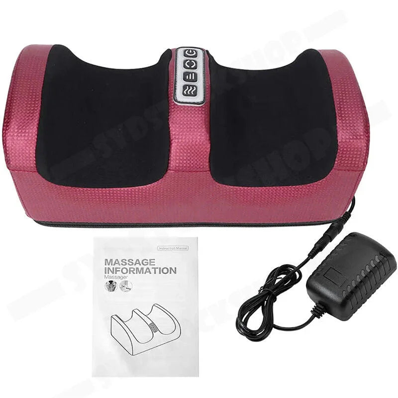 24W Electric Foot Massager with Infrared Therapy & Timer AC