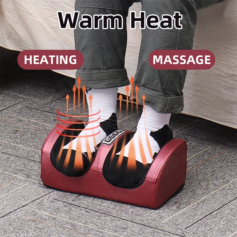 24W Electric Foot Massager with Infrared Therapy & Timer AC