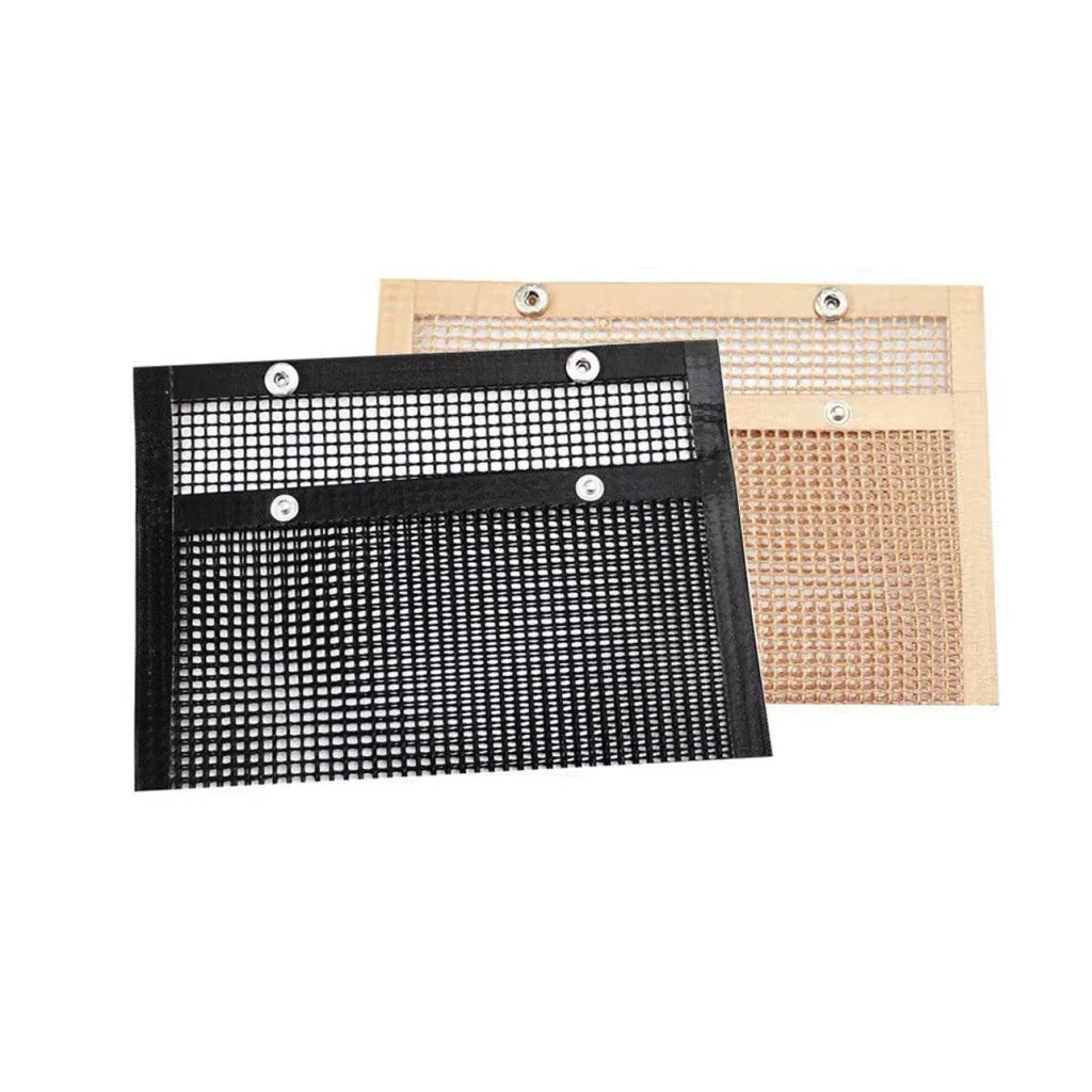 24x14CM BBQ Grilling Mesh Reusable Bag Outdoor Camping