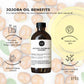 250ml Organic Jojoba Oil Golden Pure Cold Pressed Seed Hair Skin Nails