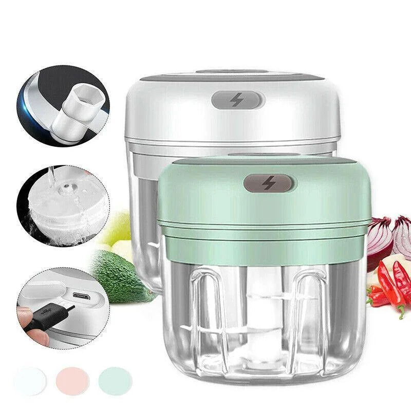 250Ml Usb Rechargeable Mini Food Garlic Grinder Electric