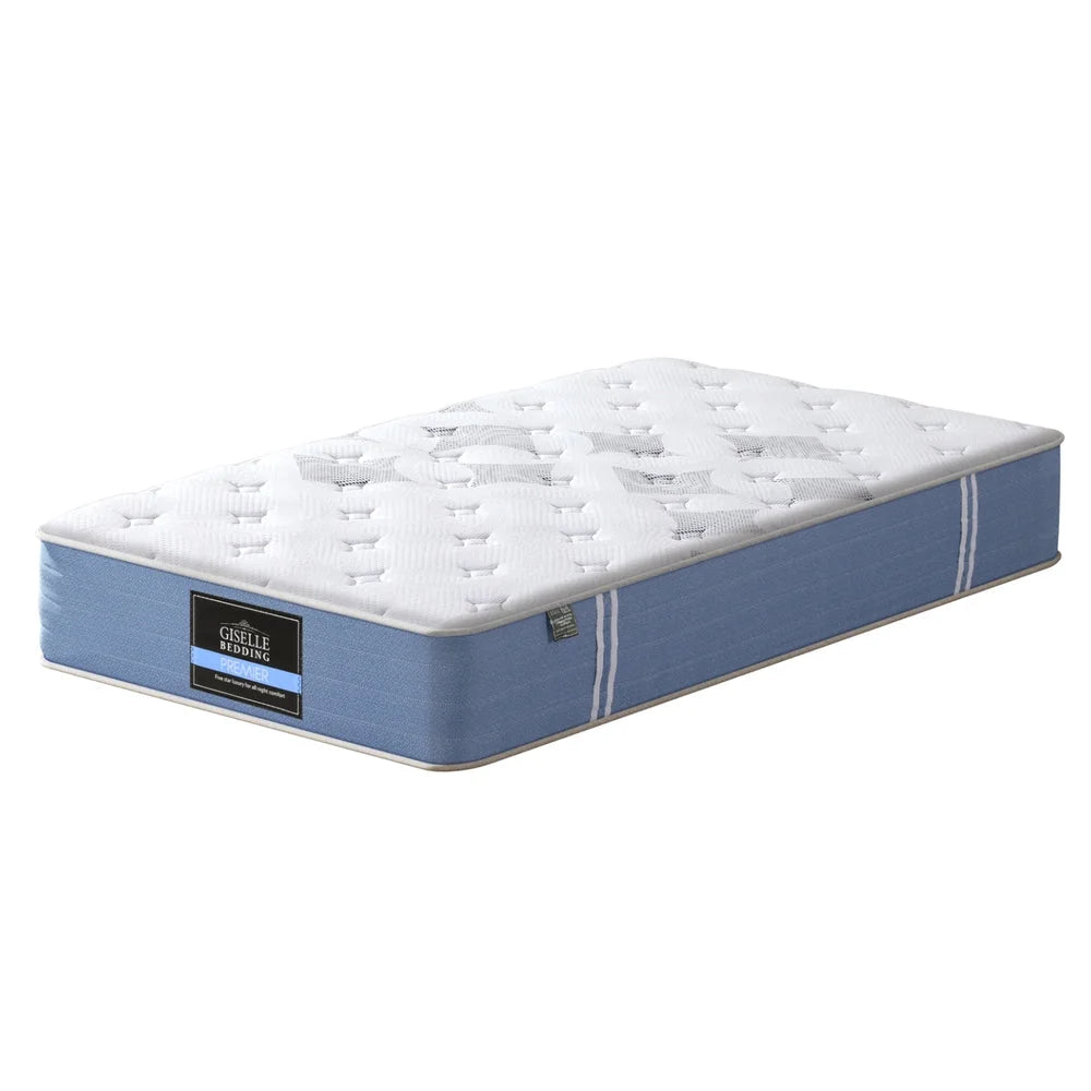 25cm pocket spring mattress with bedroom mattress cover and side stitching