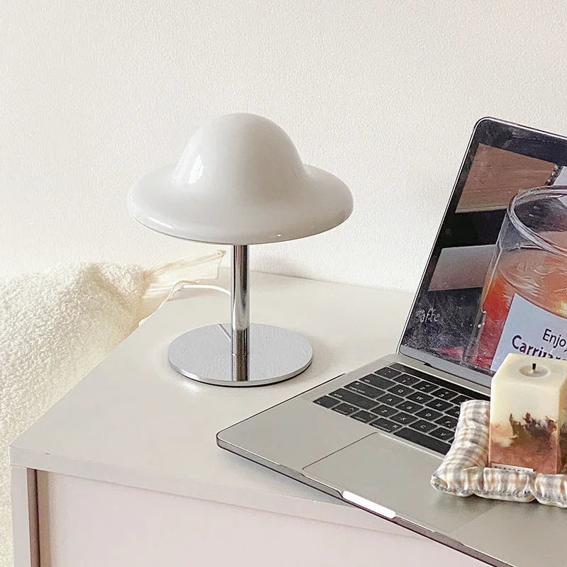 25cm Heart Egg Tart Table Lamp with Adjustable Color
