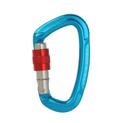 25KN Screwgate Locking Rock Climbing Carabiner Clip