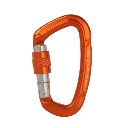 25KN Screwgate Locking Rock Climbing Carabiner Clip