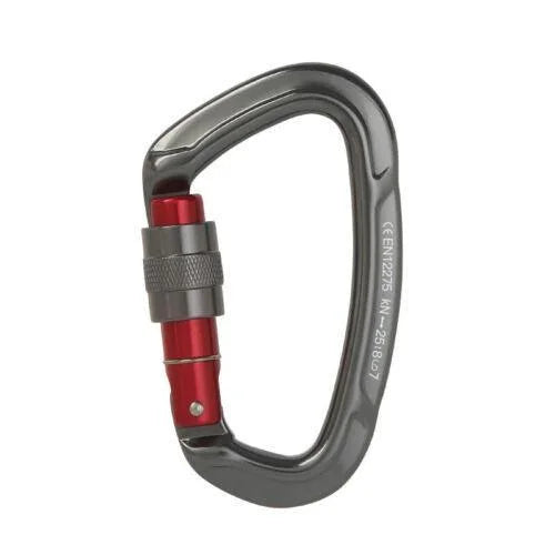 25KN Screwgate Locking Rock Climbing Carabiner Clip