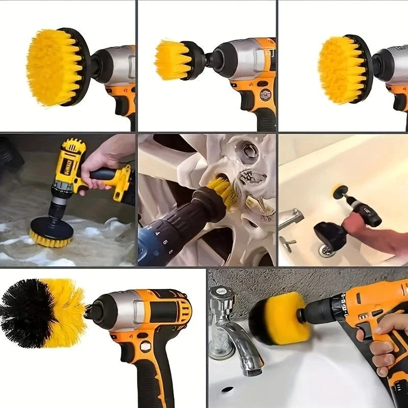 26-piece full function car detailing kit with drill brush