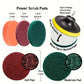 26-piece full function car detailing kit with drill brush
