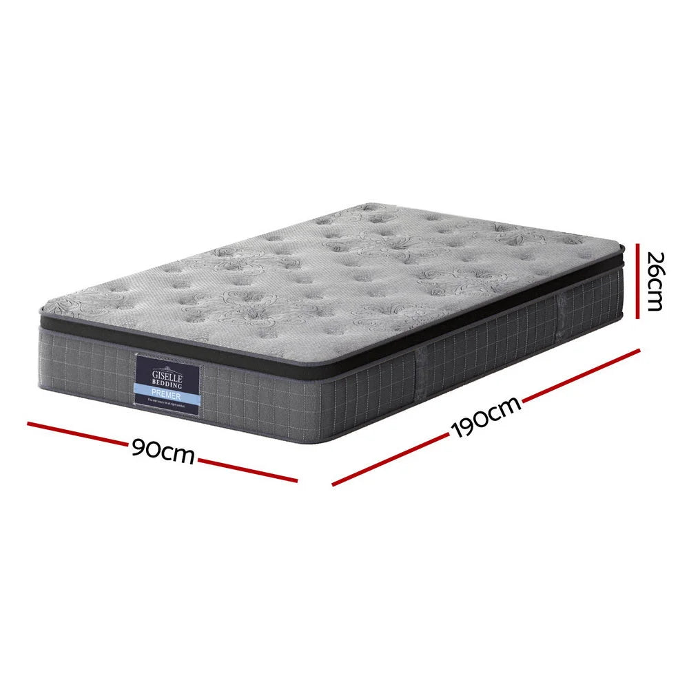 26cm Giselle Mattress Single Latex Foam