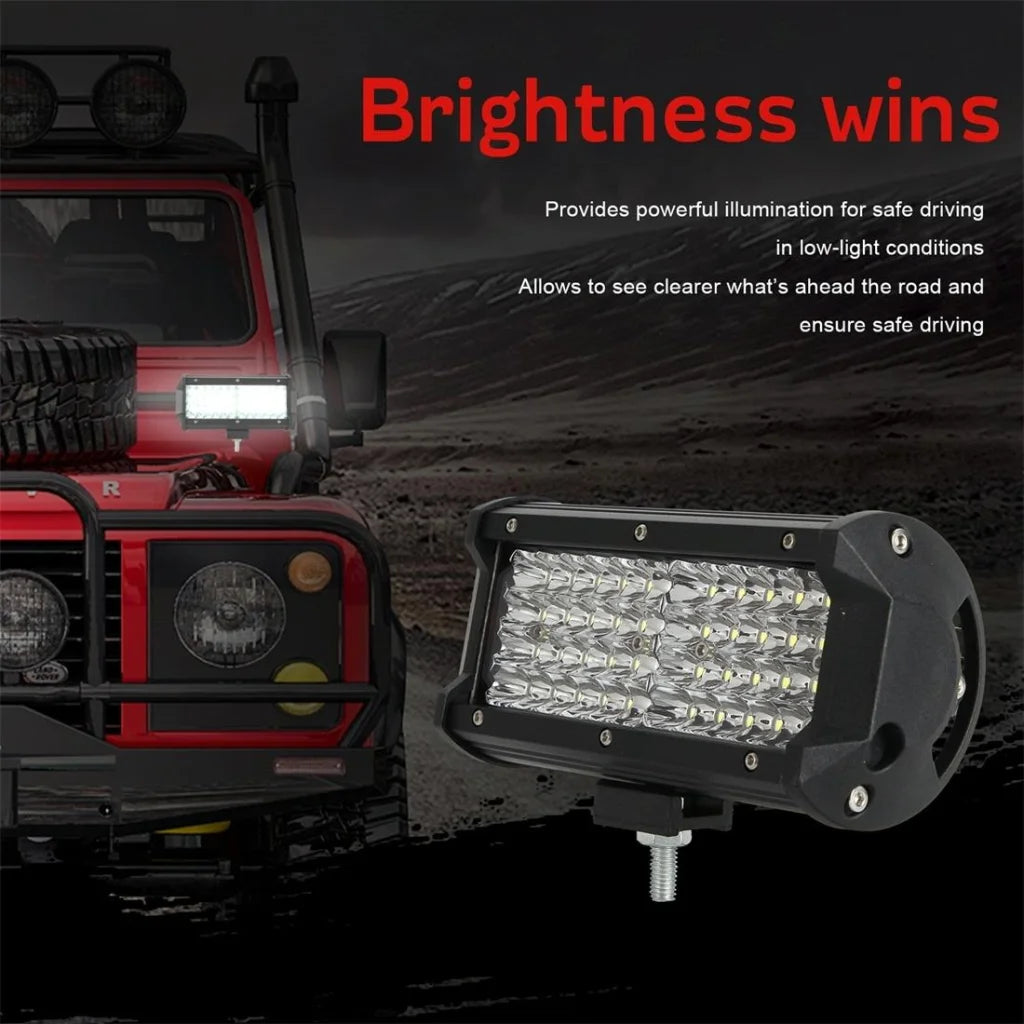 28W 10 - 30V Dc 6000K 7 Inch 40 Leds Offroad Truck Car