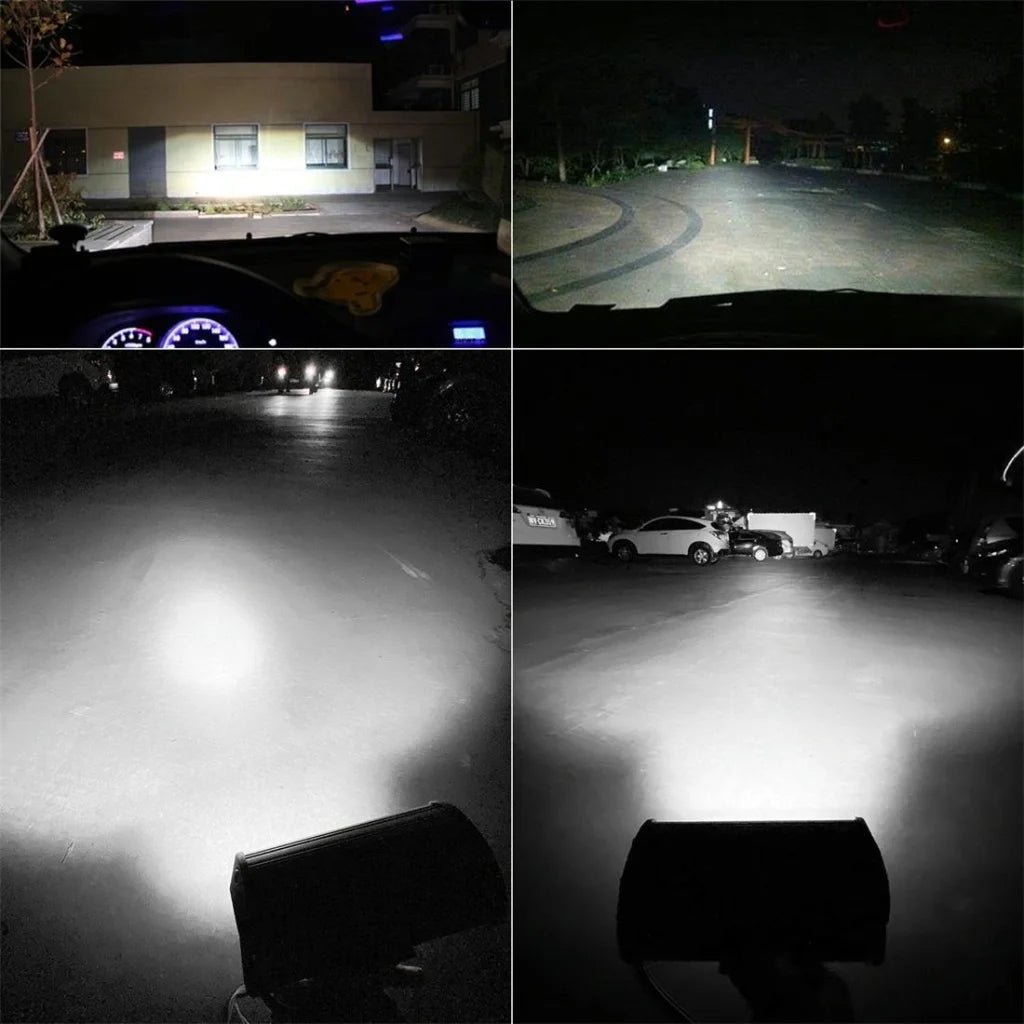 28W 10 - 30V Dc 6000K 7 Inch 40 Leds Offroad Truck Car