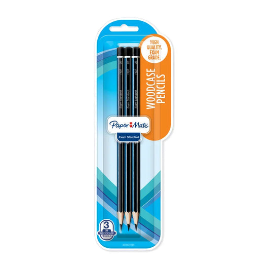 2B Woodcase Pencils PAPER MATE - Pack of 3 Box of 12