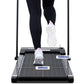 Walking pad treadmill with 2hp w remote foldable handrail
