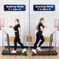 Walking pad treadmill with remote control and digital control panel