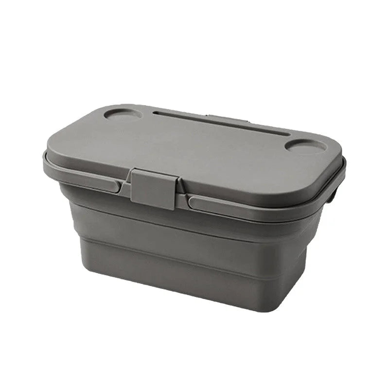 2IN1 Portable Folding Picnic Basket Tour Storage Baskets