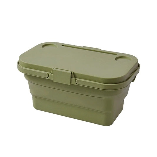 2IN1 Portable Folding Picnic Basket Tour Storage Baskets