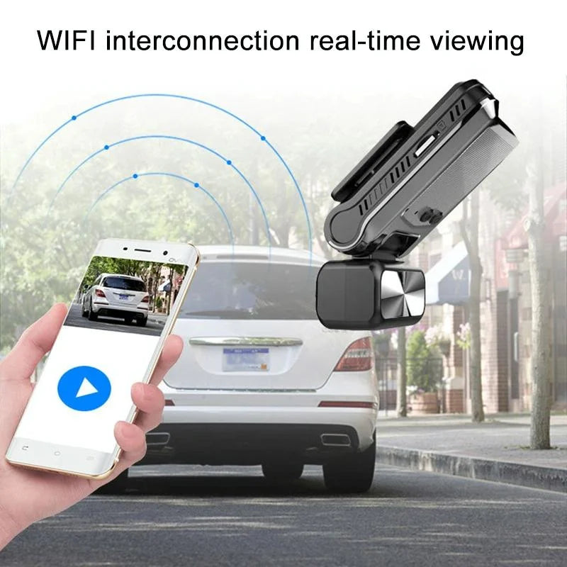 2k Dual Camera Wifi Car Dash Cam with Night Vision - Auto