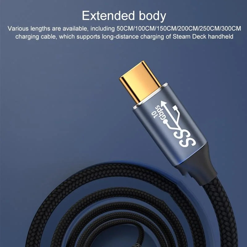 2M Usb-C Stereo Curved Extension Cable For Steam Deck-1915197803555065859