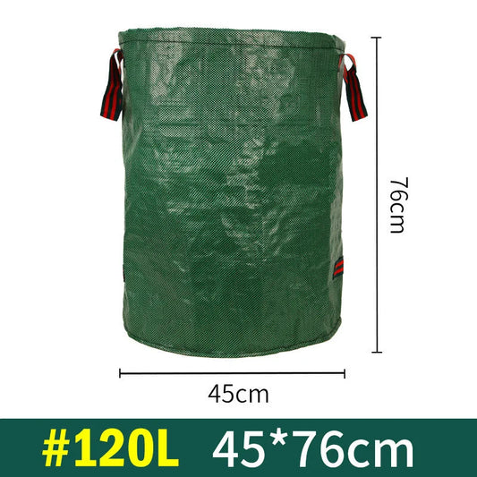 2PCS 120L(45cm*76cm) Heavy-Duty Foldable Garden Leaf Bag