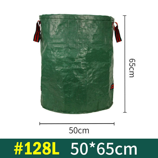 2PCS 128L(50cm*65cm) Heavy-Duty Foldable Garden Leaf Bag