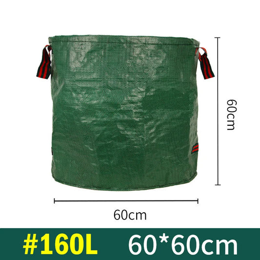 2PCS 160L(60cm*60cm) Heavy-Duty Foldable Garden Leaf Bag