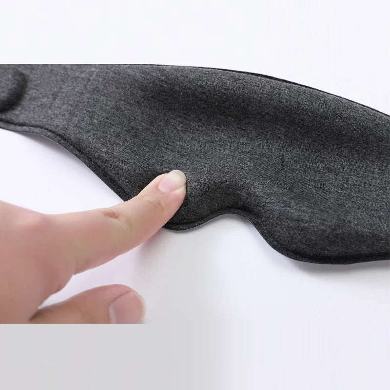 2pcs 3D Contour Blackout Sleep Mask - Ergonomic Eye Mask