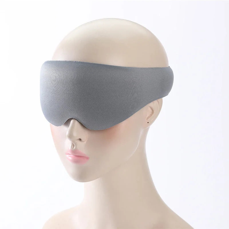 2pcs 3D Contour Blackout Sleep Mask - Ergonomic Eye Mask